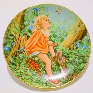 The Stratford Collection Real Children Series "Susan's World" Collector Plate